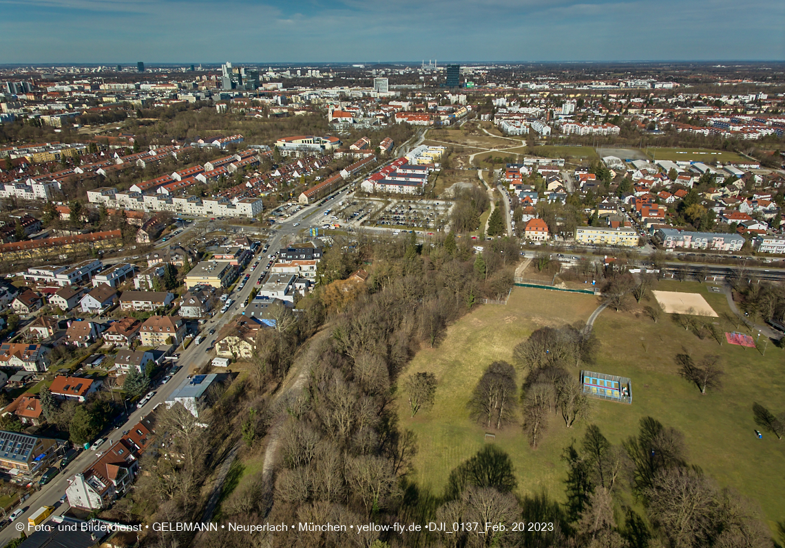 20.02.2023 -  der verschwundene Hachinger Bach in Neuperlach und Berg am Laim